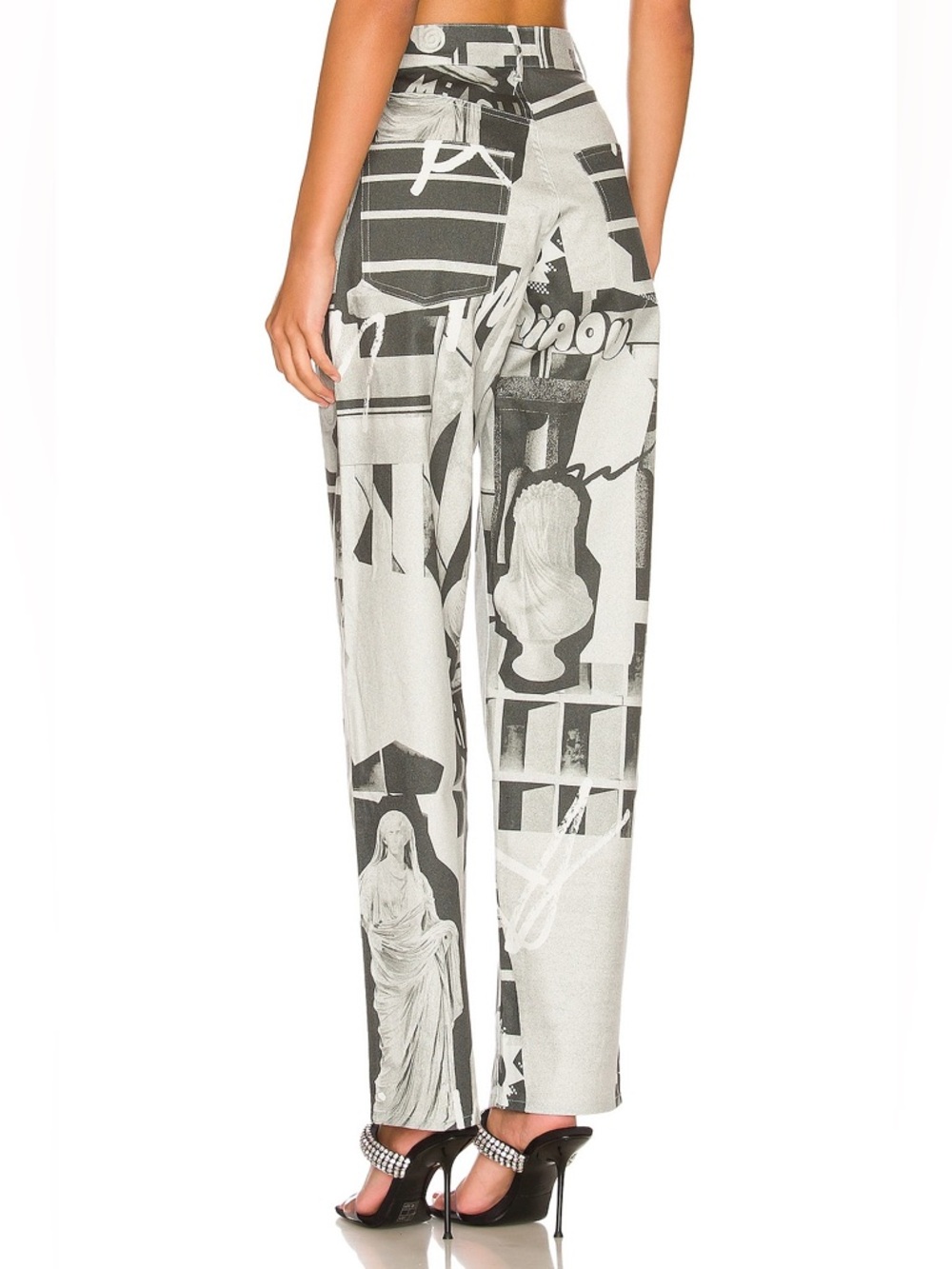 Miaou Fargo Pants in Stone Grey - Picture 3 of 9